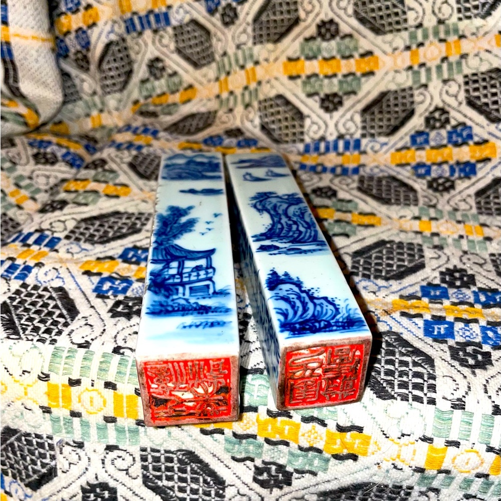 Two Chinese Stamps / Seals
